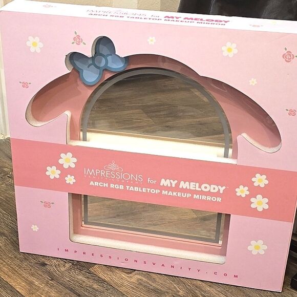 Impressions X My Melosy Arch RGB Tabletop Makeup Mirror - Picture 2 of 12